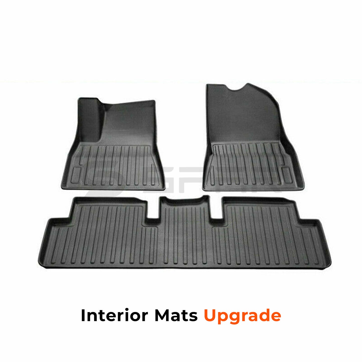 3D All-Weather Chain Striped Mats Set for Tesla Model 3
