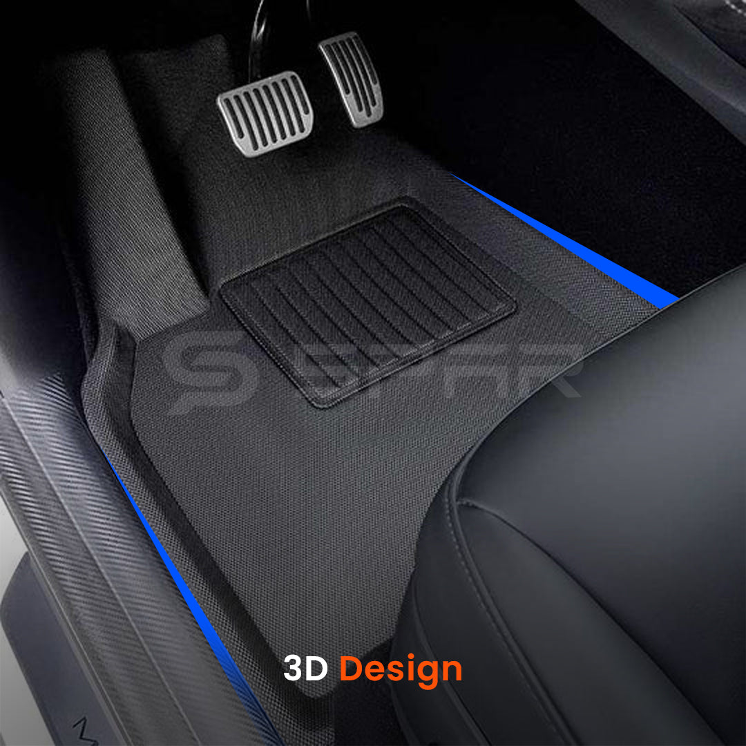 3D Performance Premium Floor Mats Set for Tesla Model Y