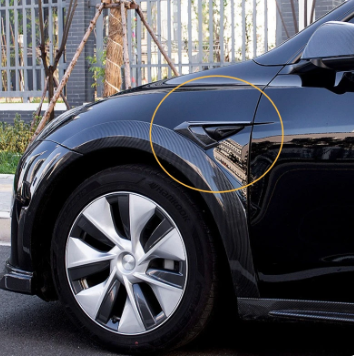 Vio Camera Trim Accents Carbon Fiber For Tesla Model Y