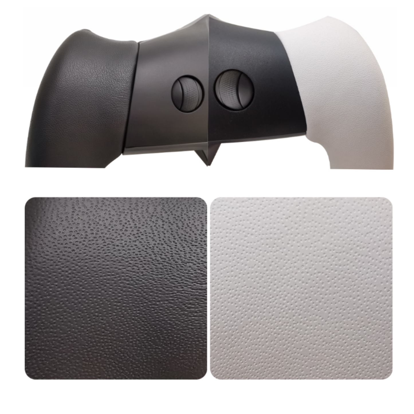 عجلة قيادة على شكل مستطيل بدون جزء علوي لسيارة من نوع تيسلا الطراز (3/Y)