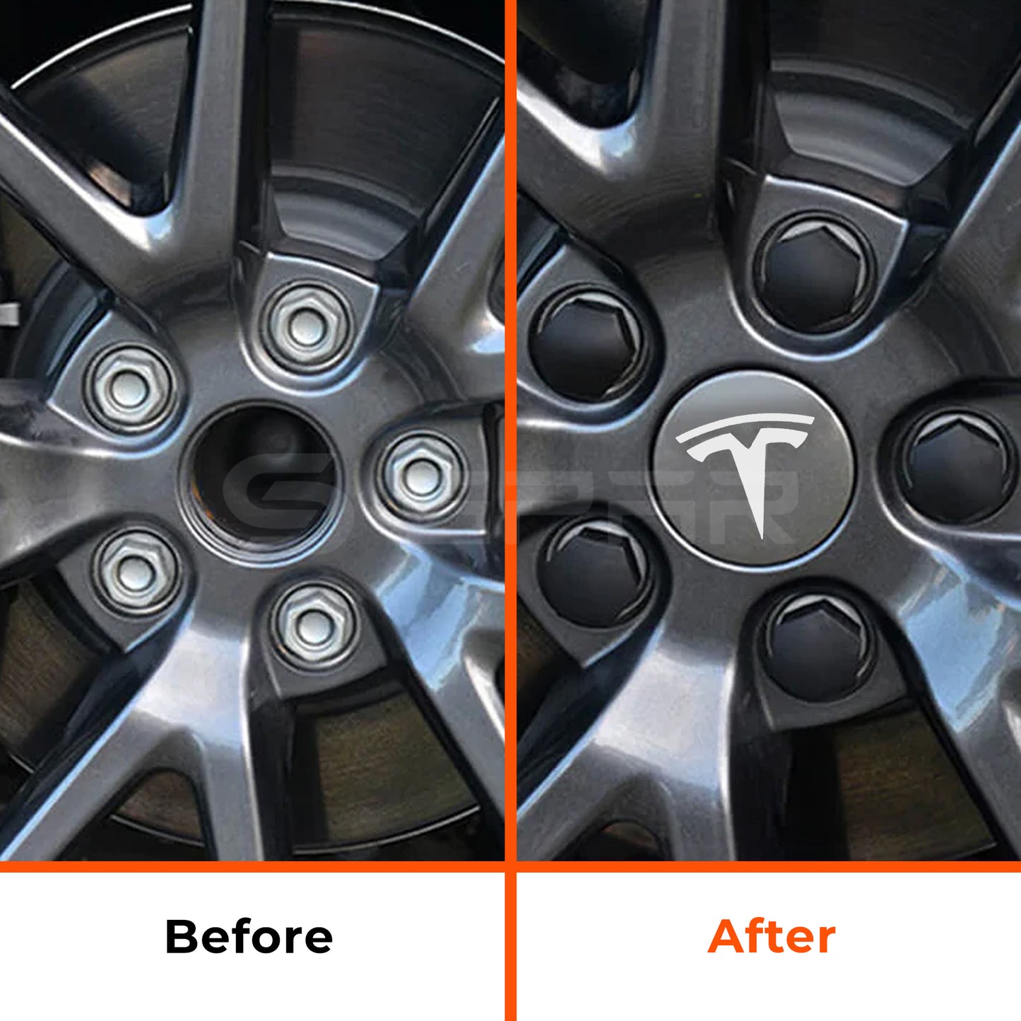 Aero Wheel Cap Kit for Tesla Model S/3/X