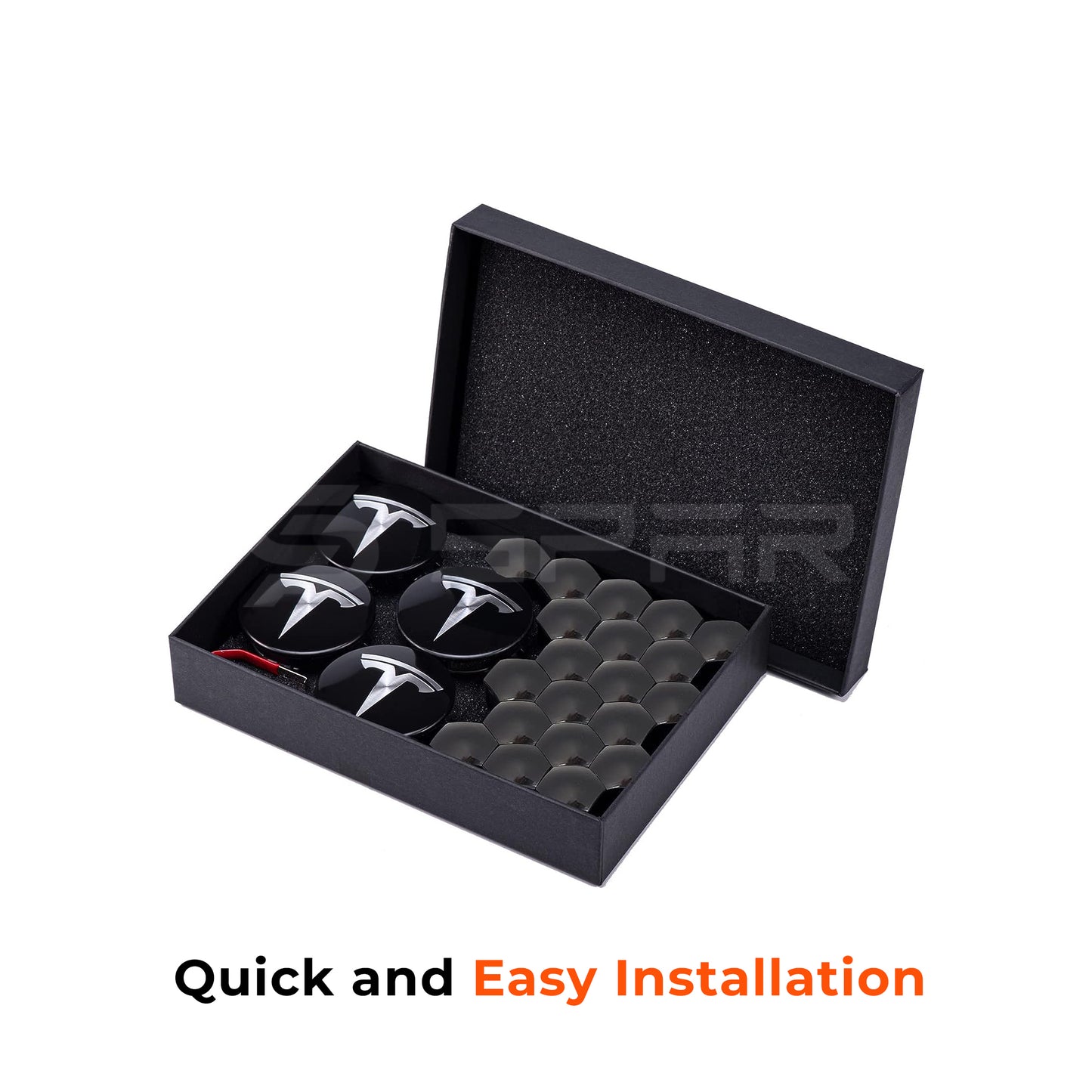 Aero Wheel Cap Kit for Tesla Model S/3/X