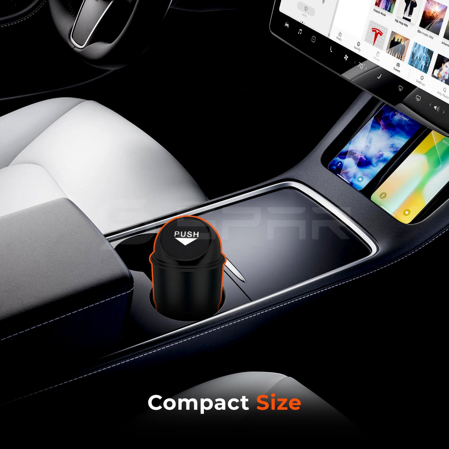Trash Can Cup Holder for Tesla Model S/3/X/Y