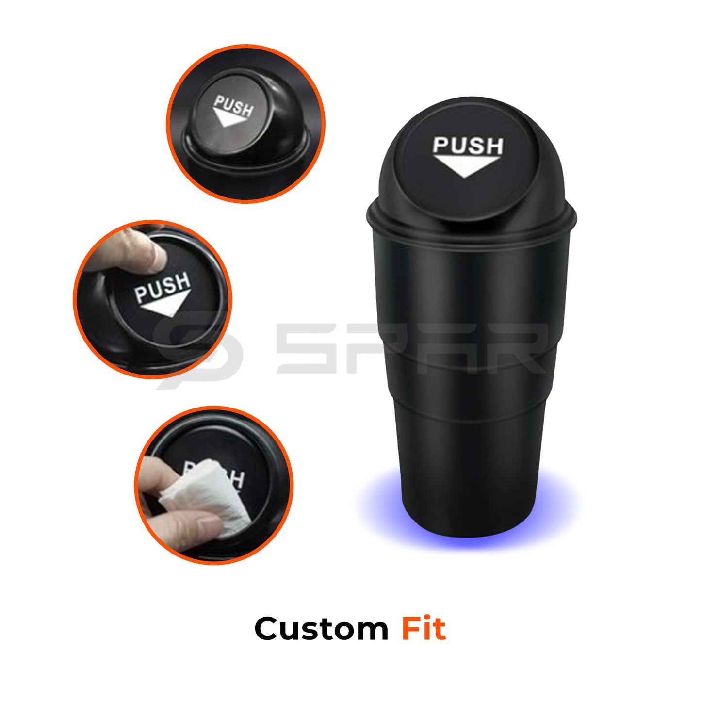 Trash Can Cup Holder for Tesla Model S/3/X/Y