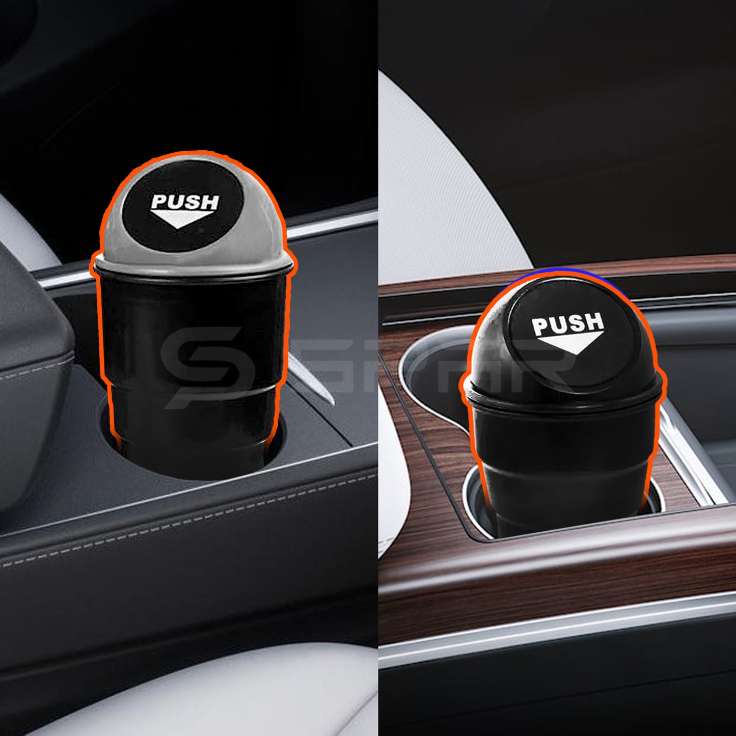 Trash Can Cup Holder for Tesla Model S/3/X/Y