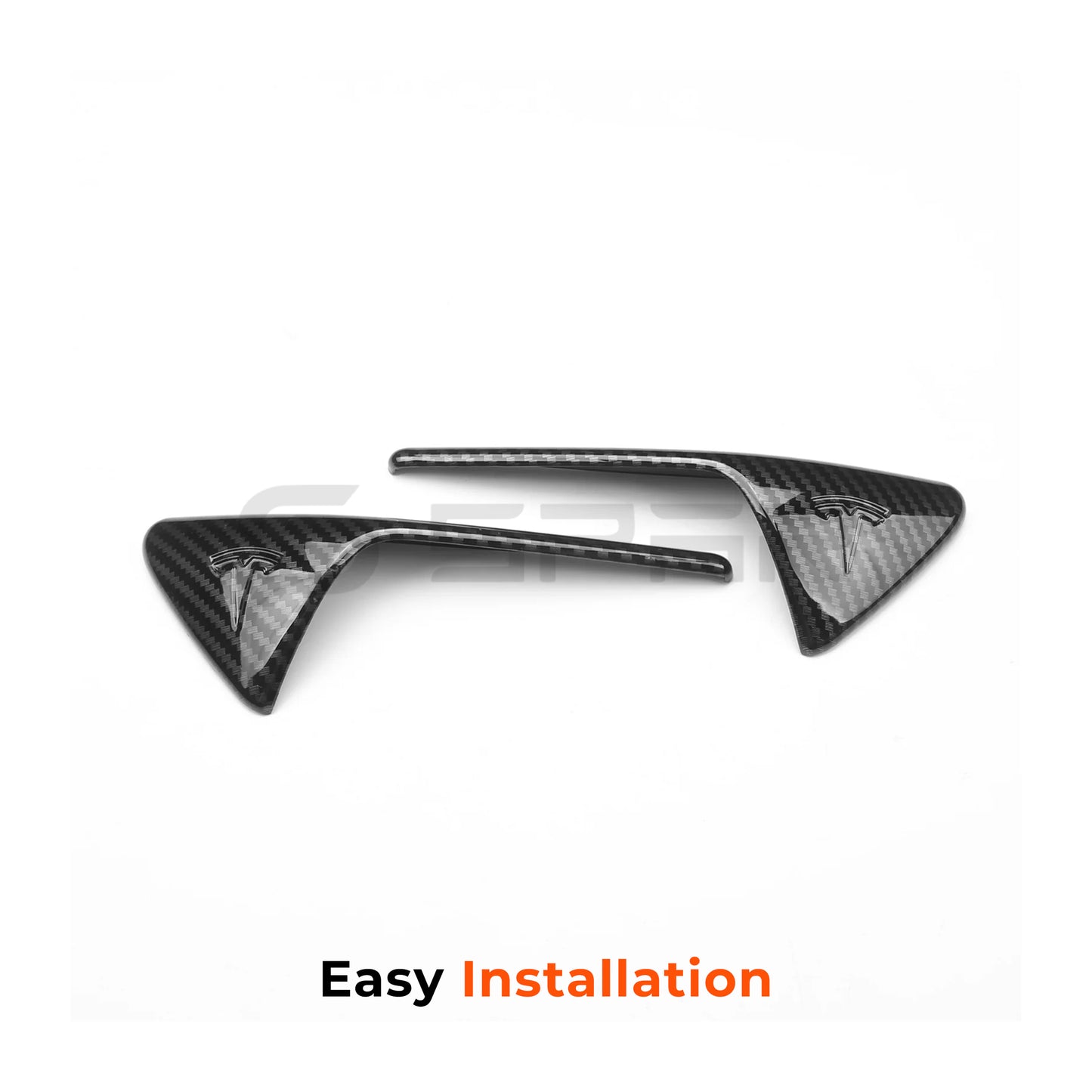 Carbon Fiber Side Camera Molded Housing Covers for Tesla Model S/3/X/Y