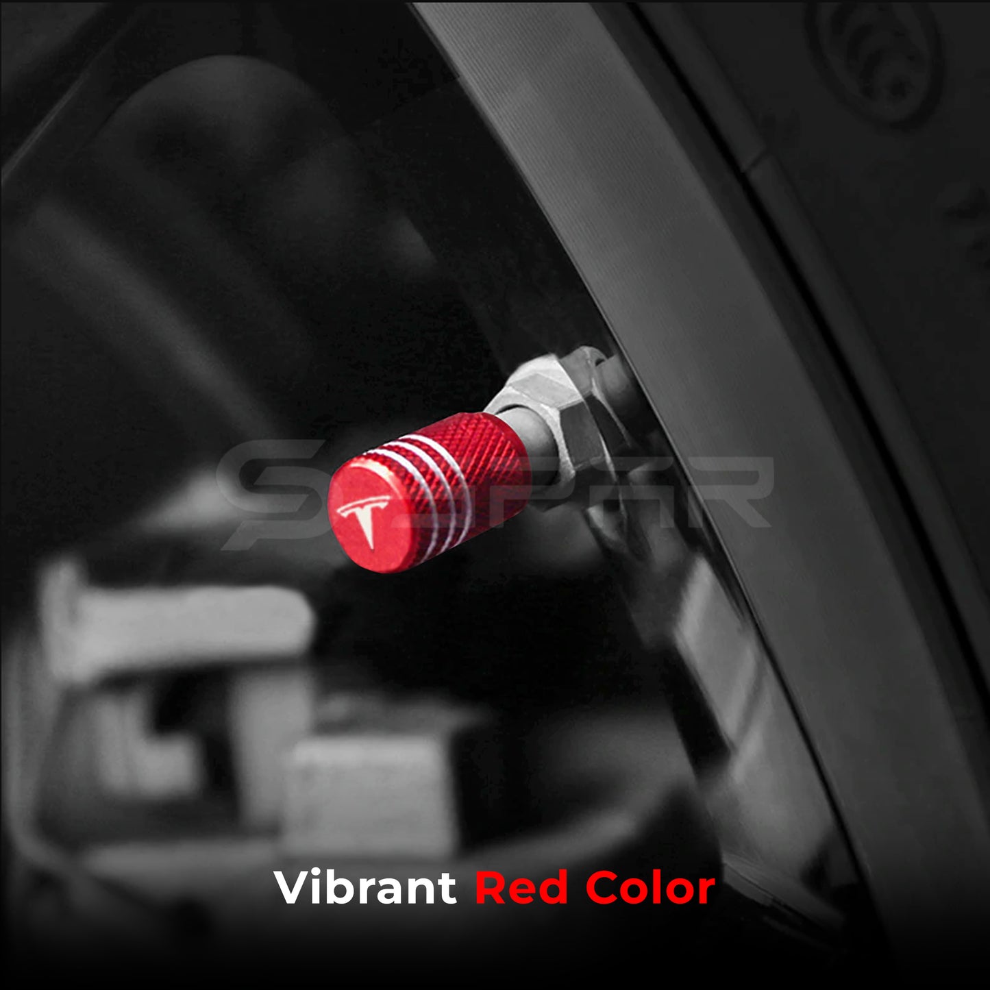 Tire Valve Covers Set for Tesla Model S/3/X/Y