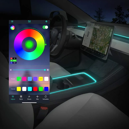 Ambient Lighting Set V2 for Tesla Model 3/Y