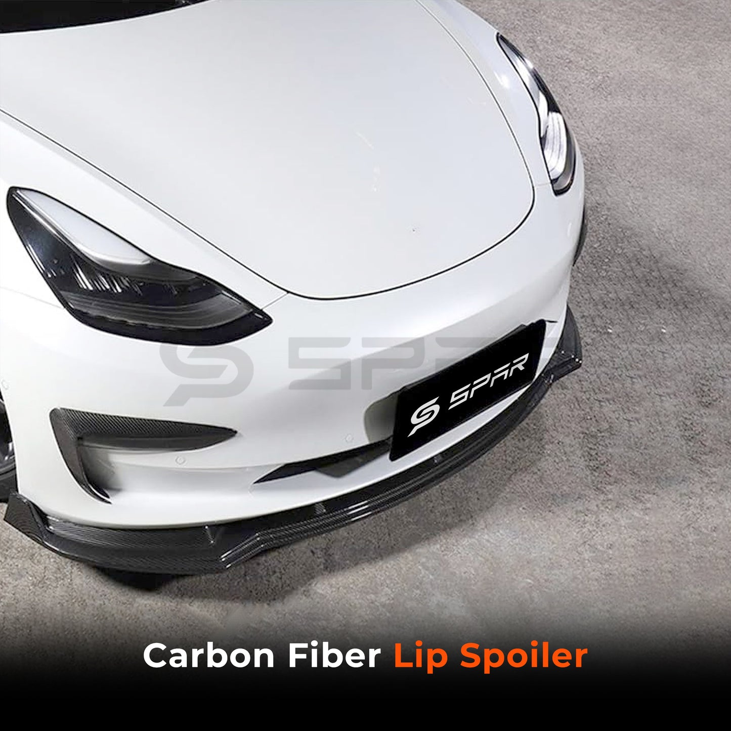 Front Lip Spoiler for Tesla Model 3