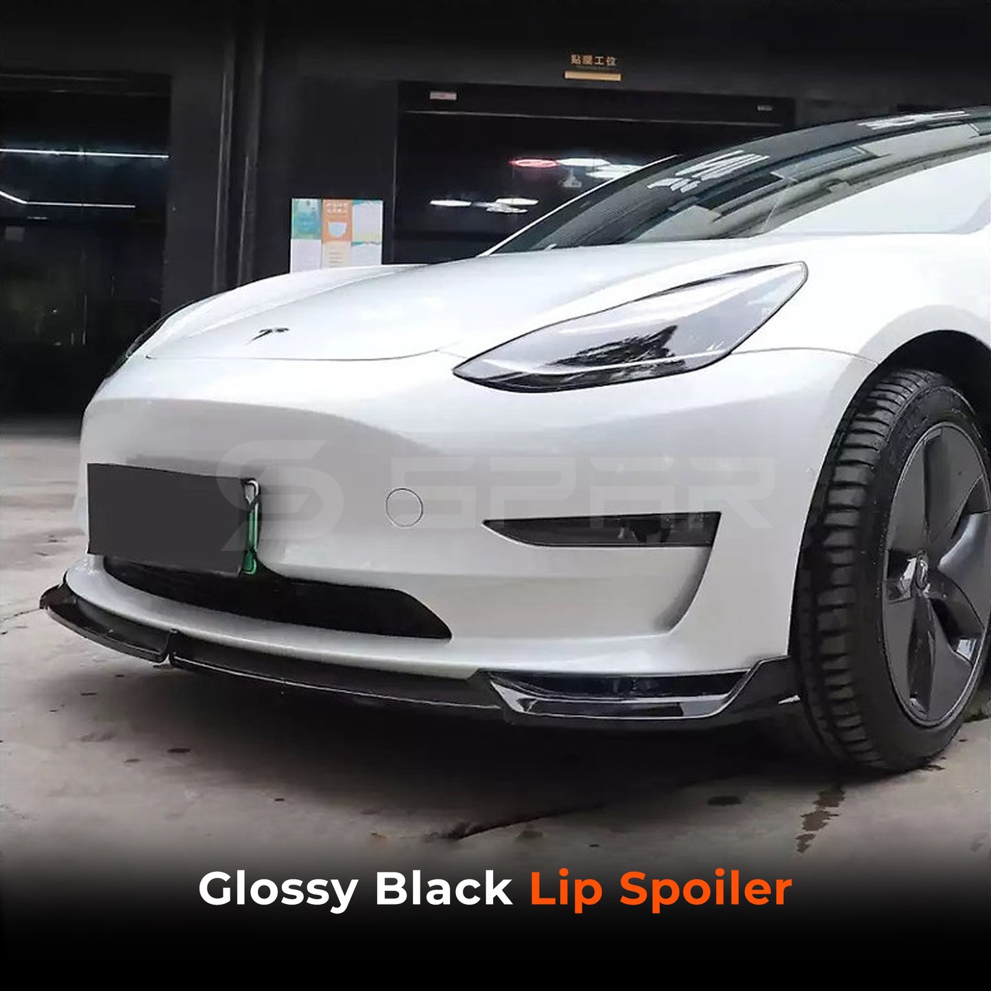 Front Lip Spoiler for Tesla Model 3