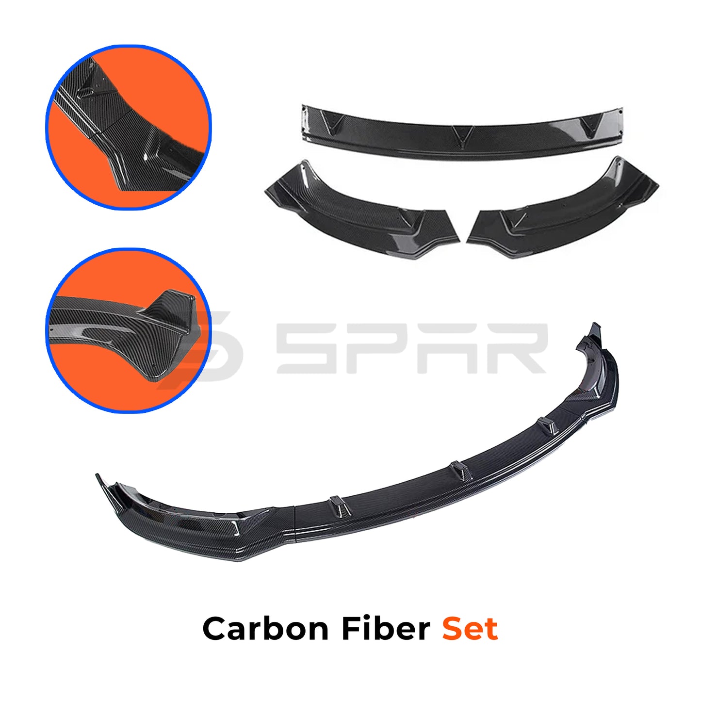 Front Lip Spoiler for Tesla Model 3