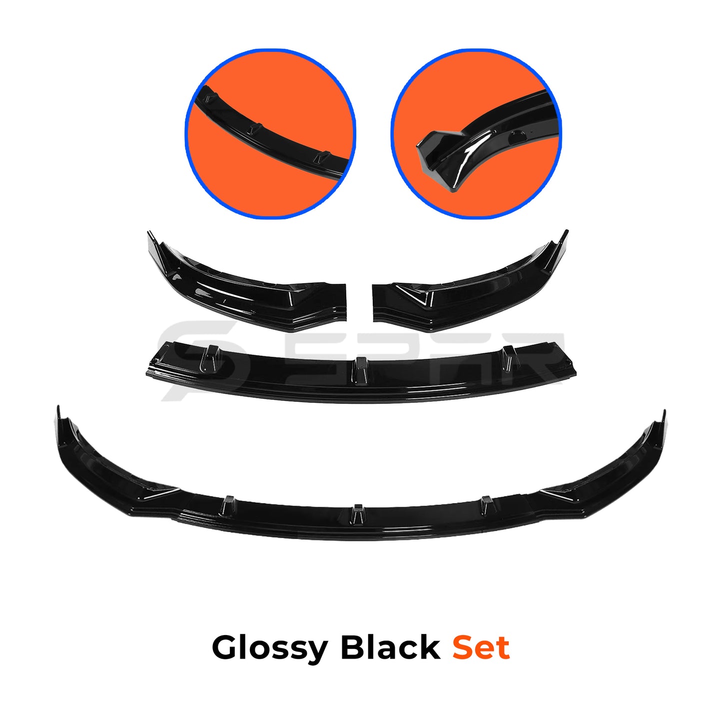 Front Lip Spoiler for Tesla Model 3