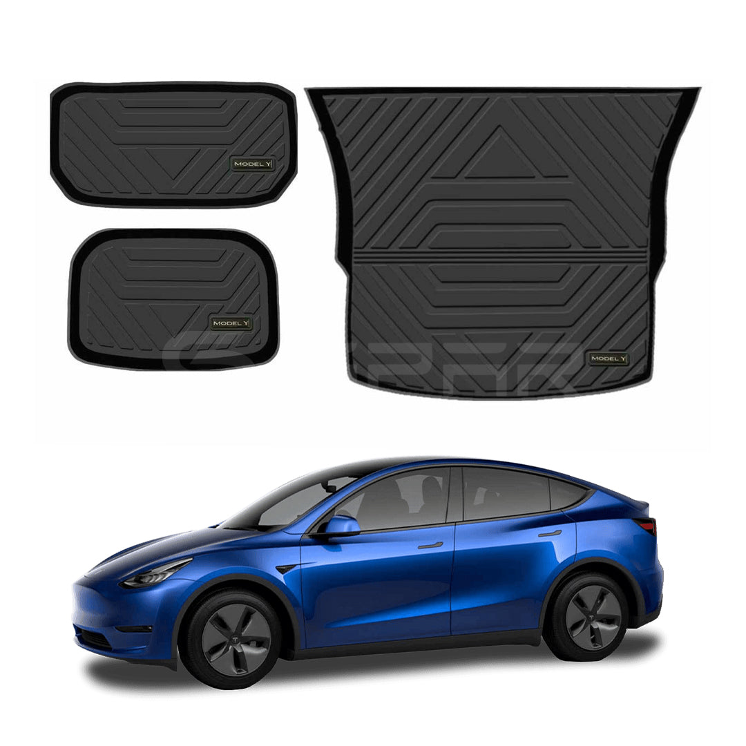 Frunk & Trunk Mats (Weatherproof) for Tesla Model Y