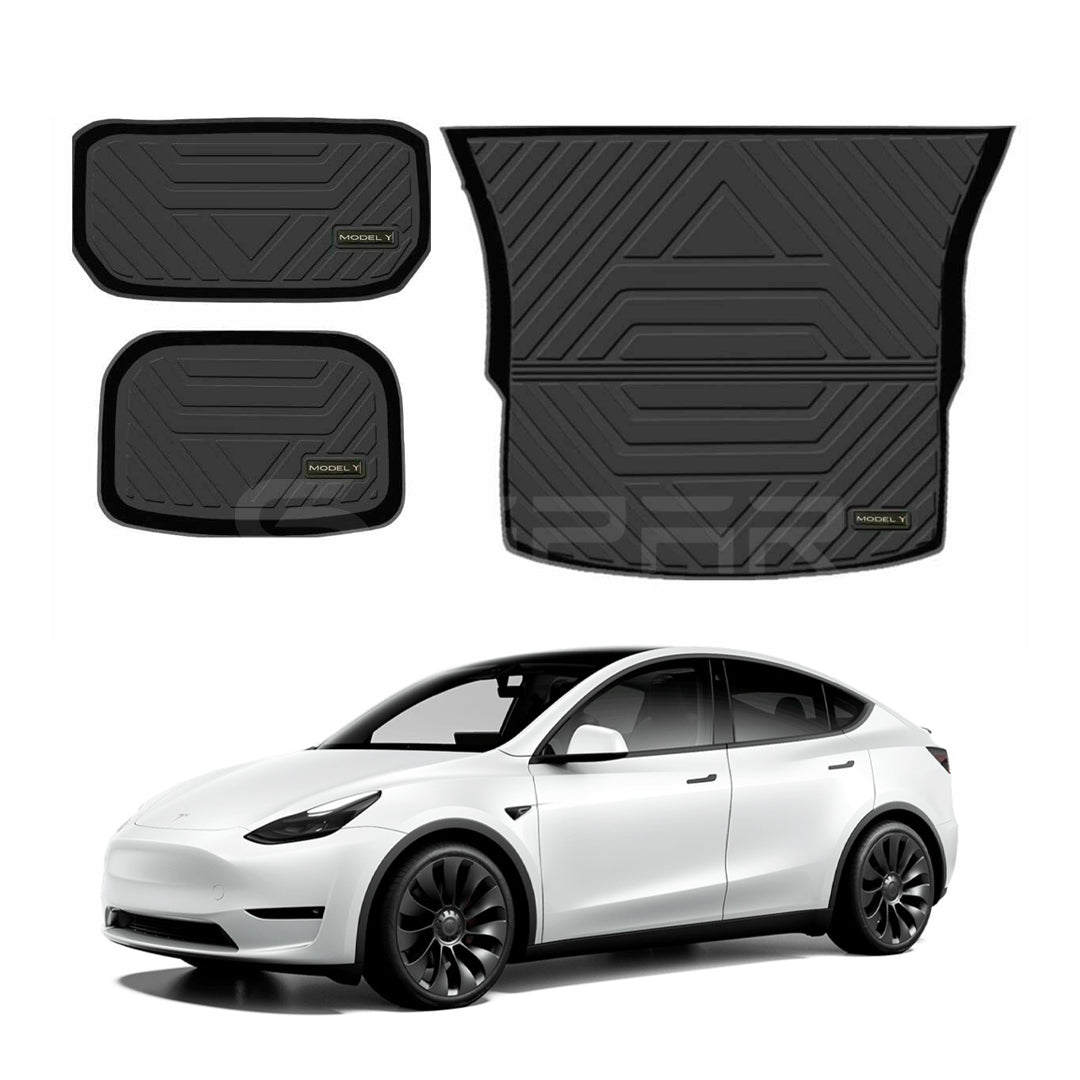 Frunk & Trunk Mats (Weatherproof) for Tesla Model Y