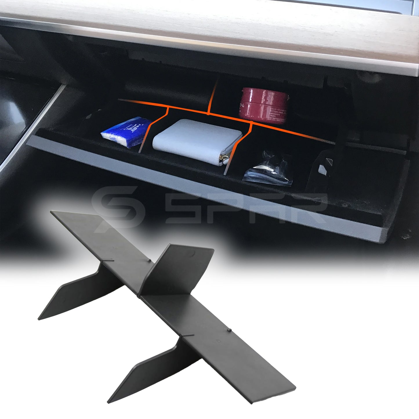 Glove Box Divider & Organizer for Tesla Model 3/Y