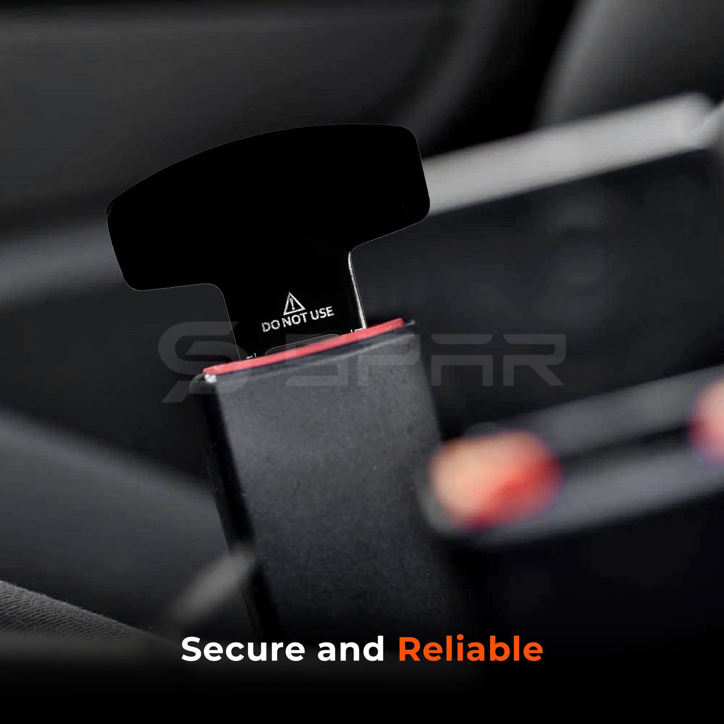 Matte Black Seat Belt Buckle for Tesla Model S/3/X/Y