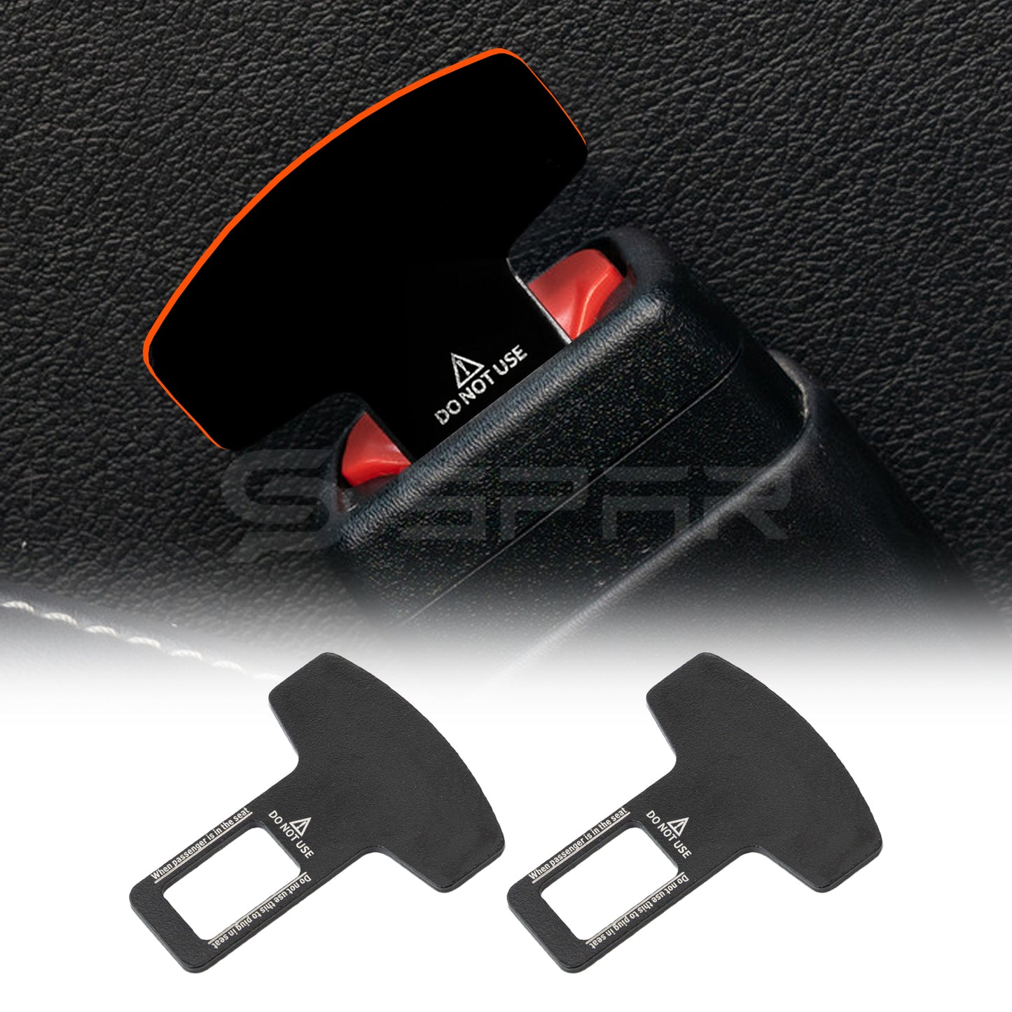 Matte Black Seat Belt Buckle for Tesla Model S/3/X/Y