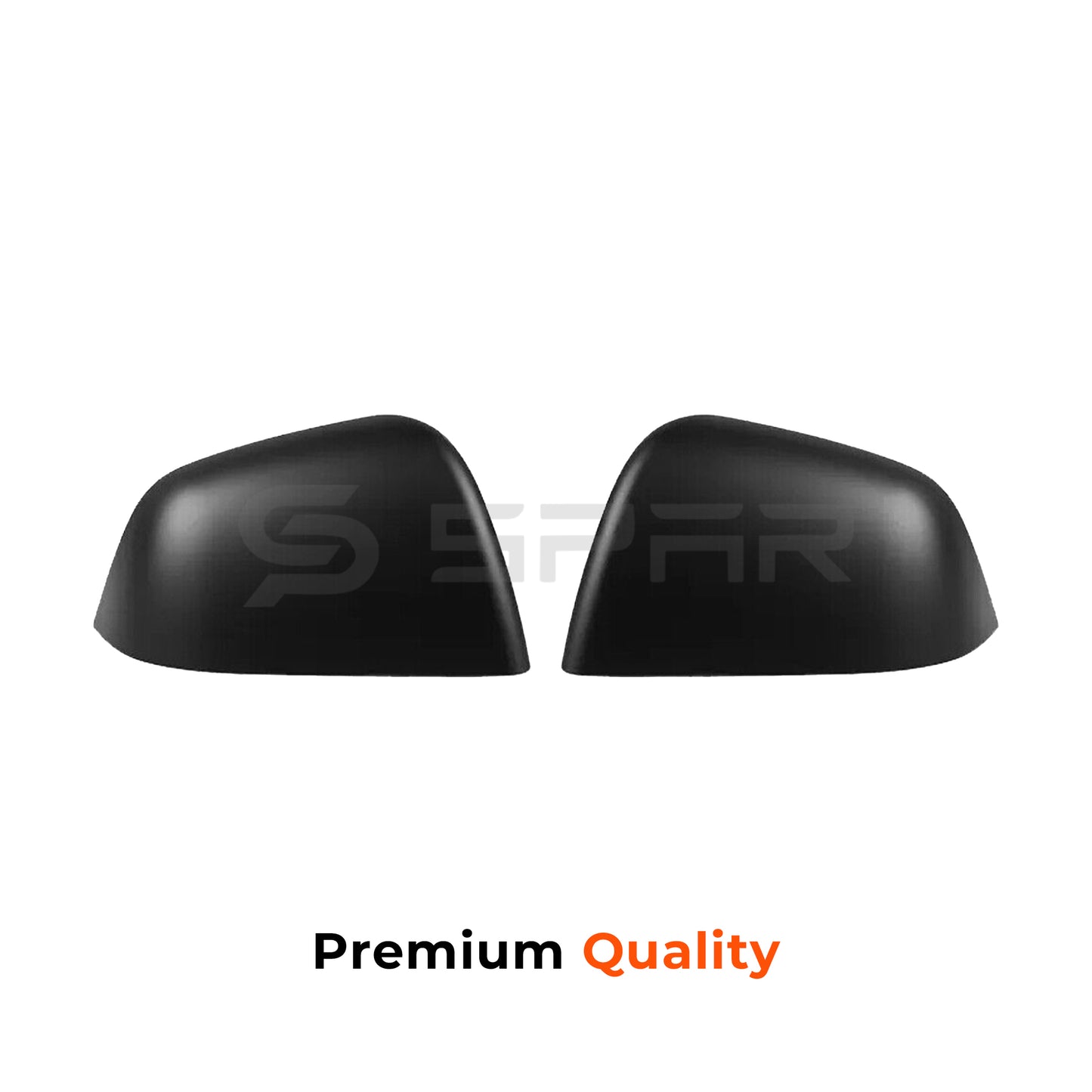 أغطية حماية للمراة الجانبية بلون أٍسود مطفي لسيارة من نوع تيسلا الطراز (3/Y)