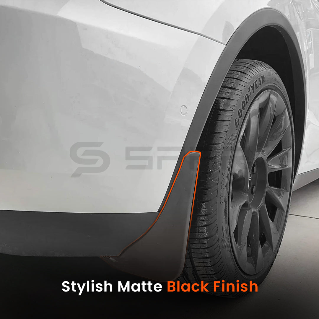 Matte Black Mudflaps (Upgraded Version) for Tesla Model Y