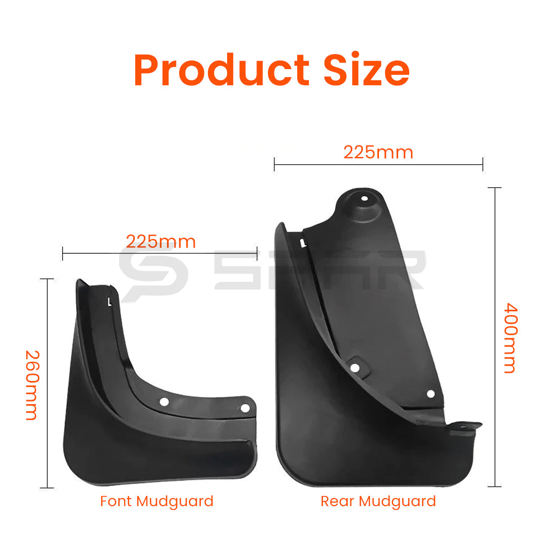Matte Black Mudflaps (Upgraded Version) for Tesla Model Y