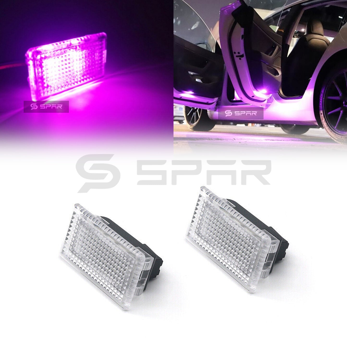 Purple Ultra-Bright Interior Light Bulbs for Tesla Model 3/Y