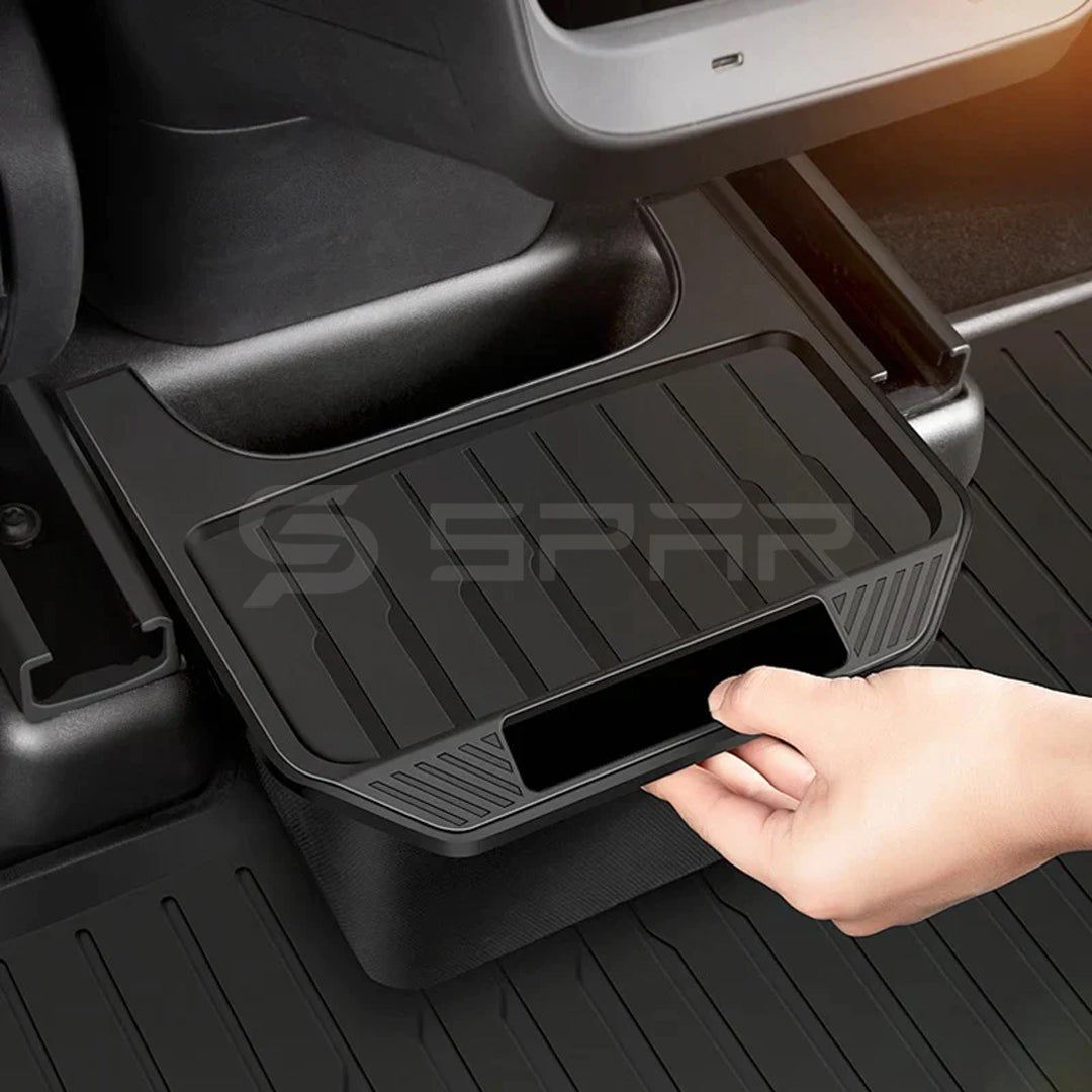 Rear Center Storage Box with Tray for Tesla Model Y
