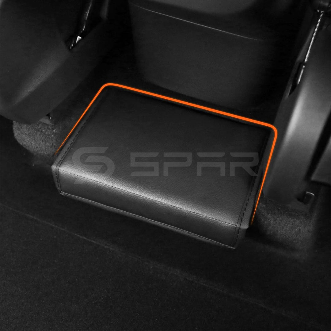 Rear Console Leather Storage Box for Tesla Model Y