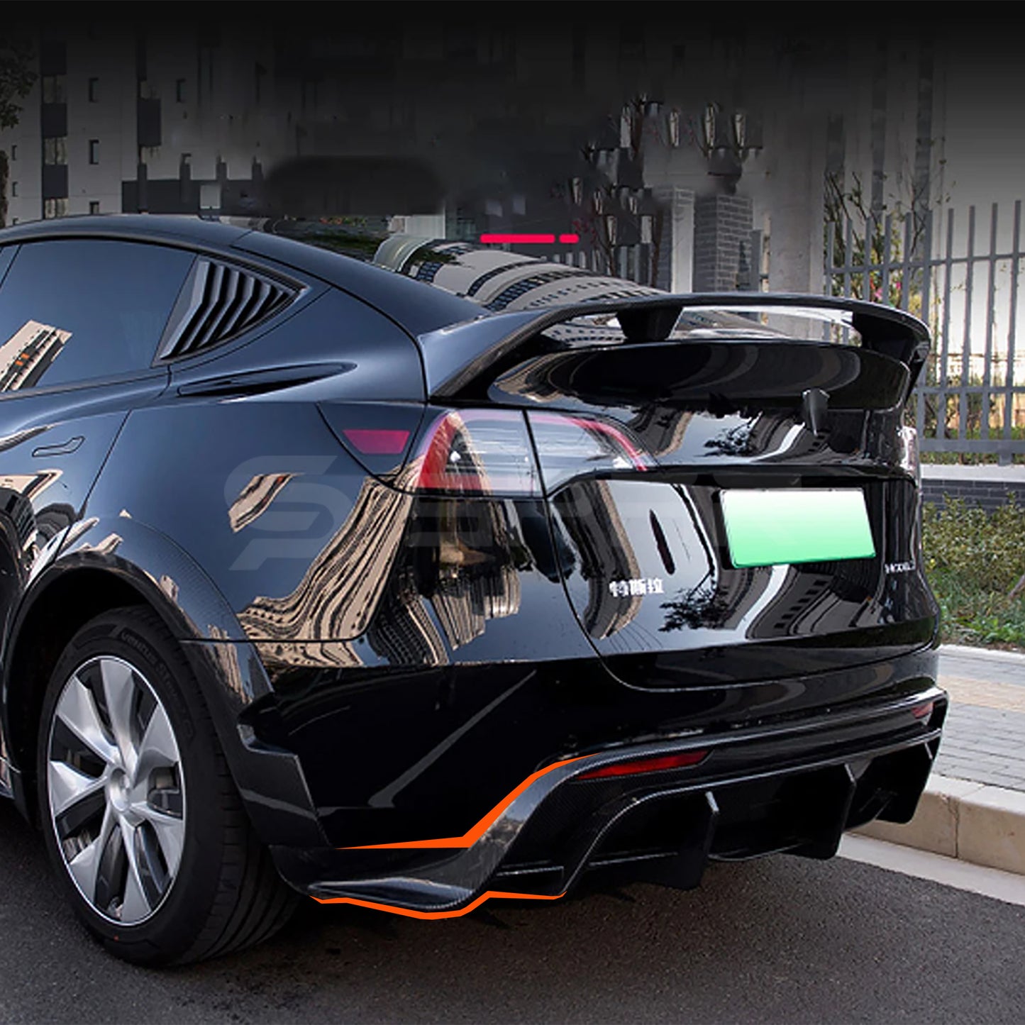 Rear Diffusor Ultra Carbon Fiber for Tesla Model Y