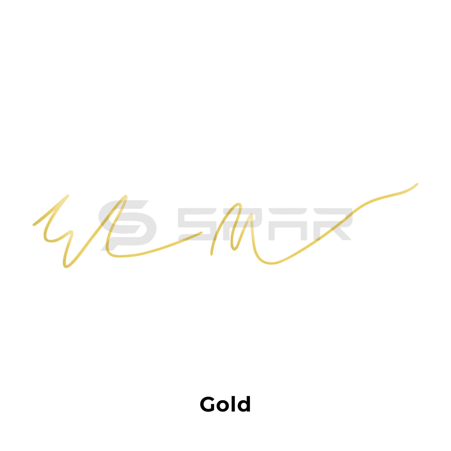 Metal Elon Musk Signature Sticker for Tesla Model S/3/X/Y