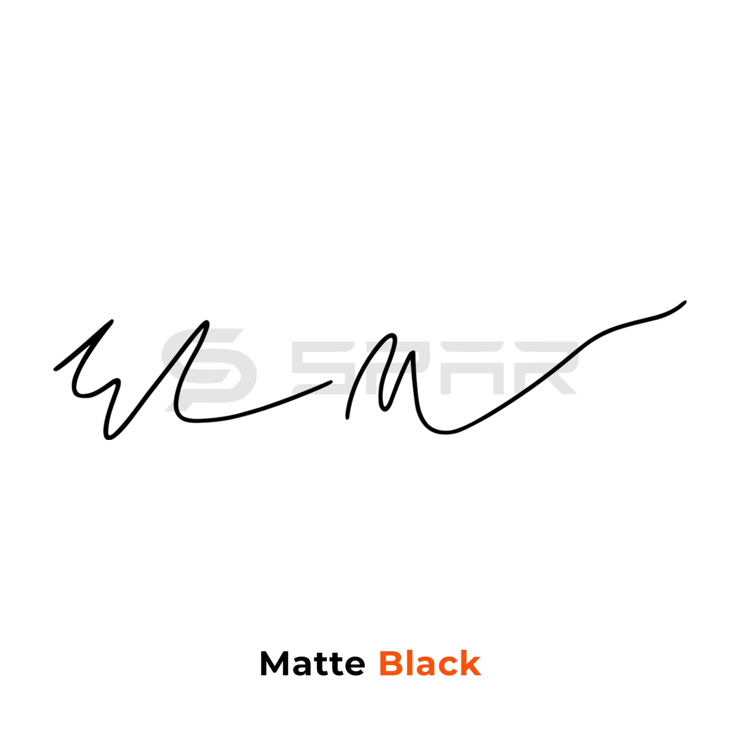 Metal Elon Musk Signature Sticker for Tesla Model S/3/X/Y