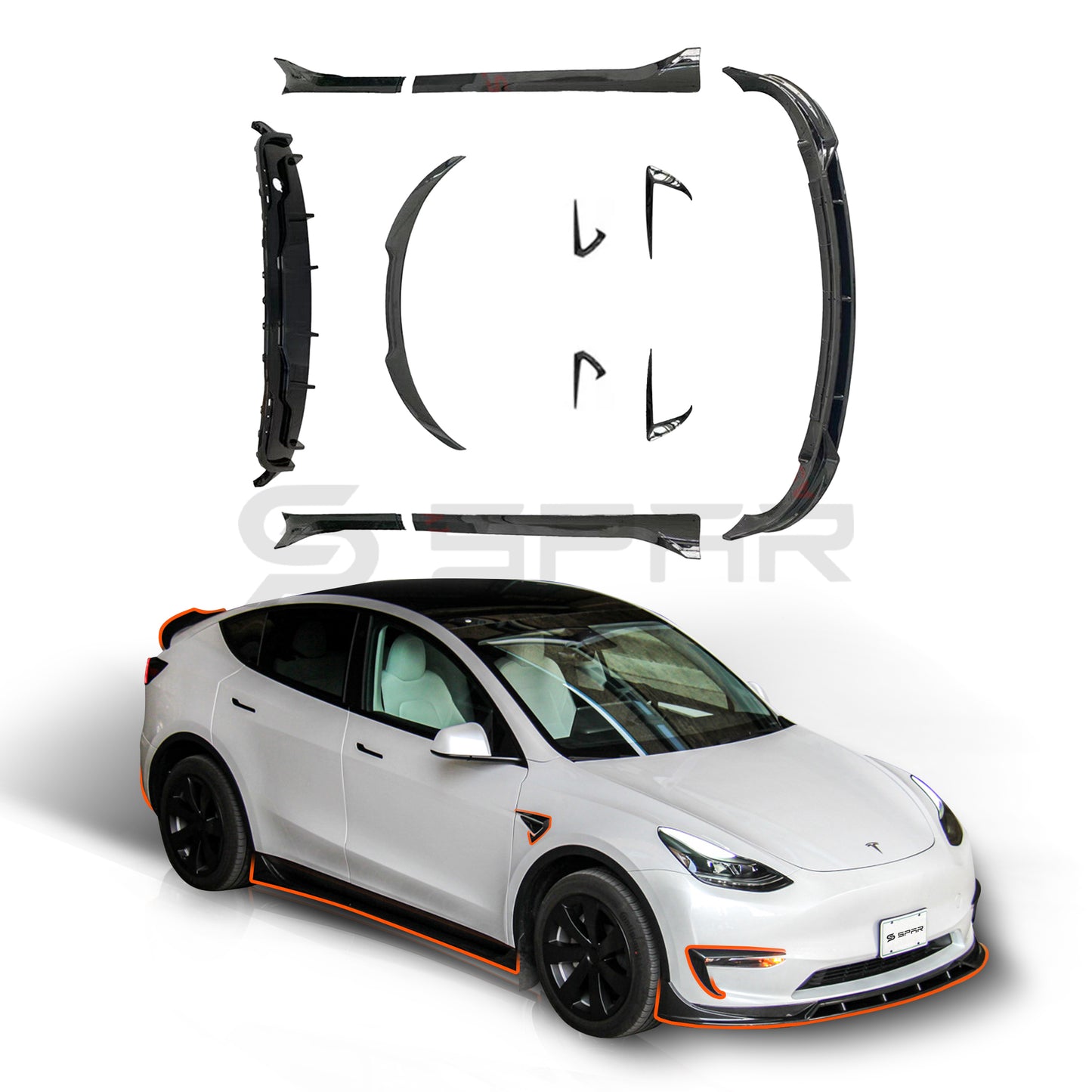 Carbon Fiber Body Kit for Tesla Model Y (Sports)
