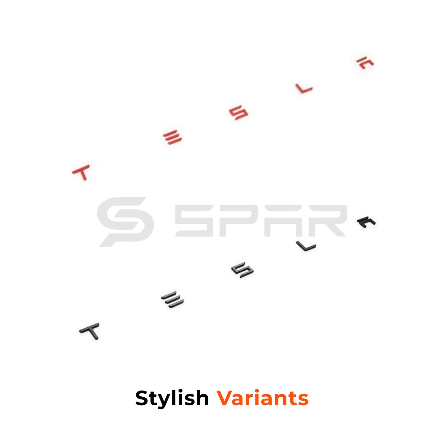 Tailgate Letter Emblems for Tesla Model S/3/X/Y