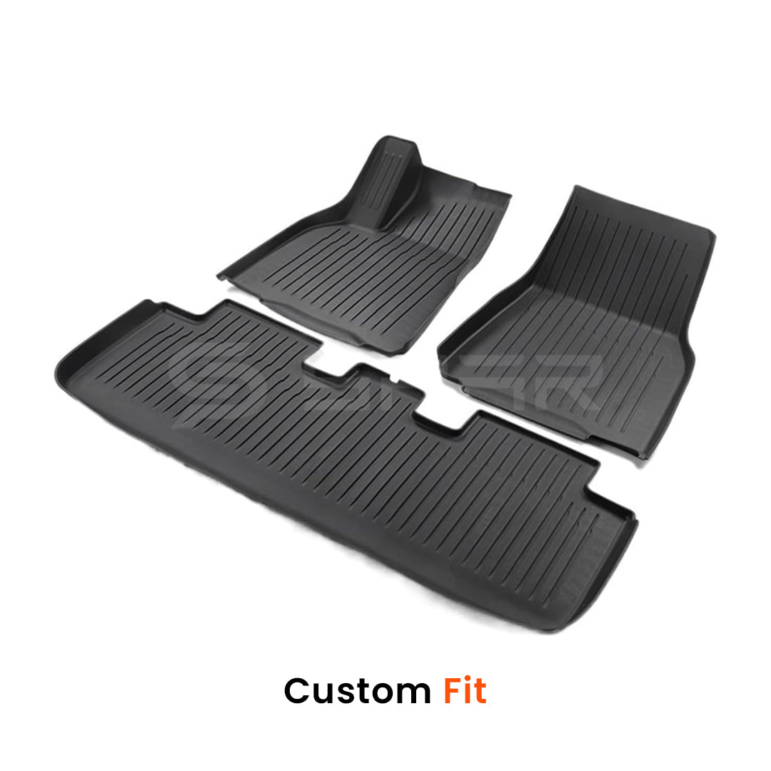 Weatherproof Nano Floor Mats Set for Tesla Model Y