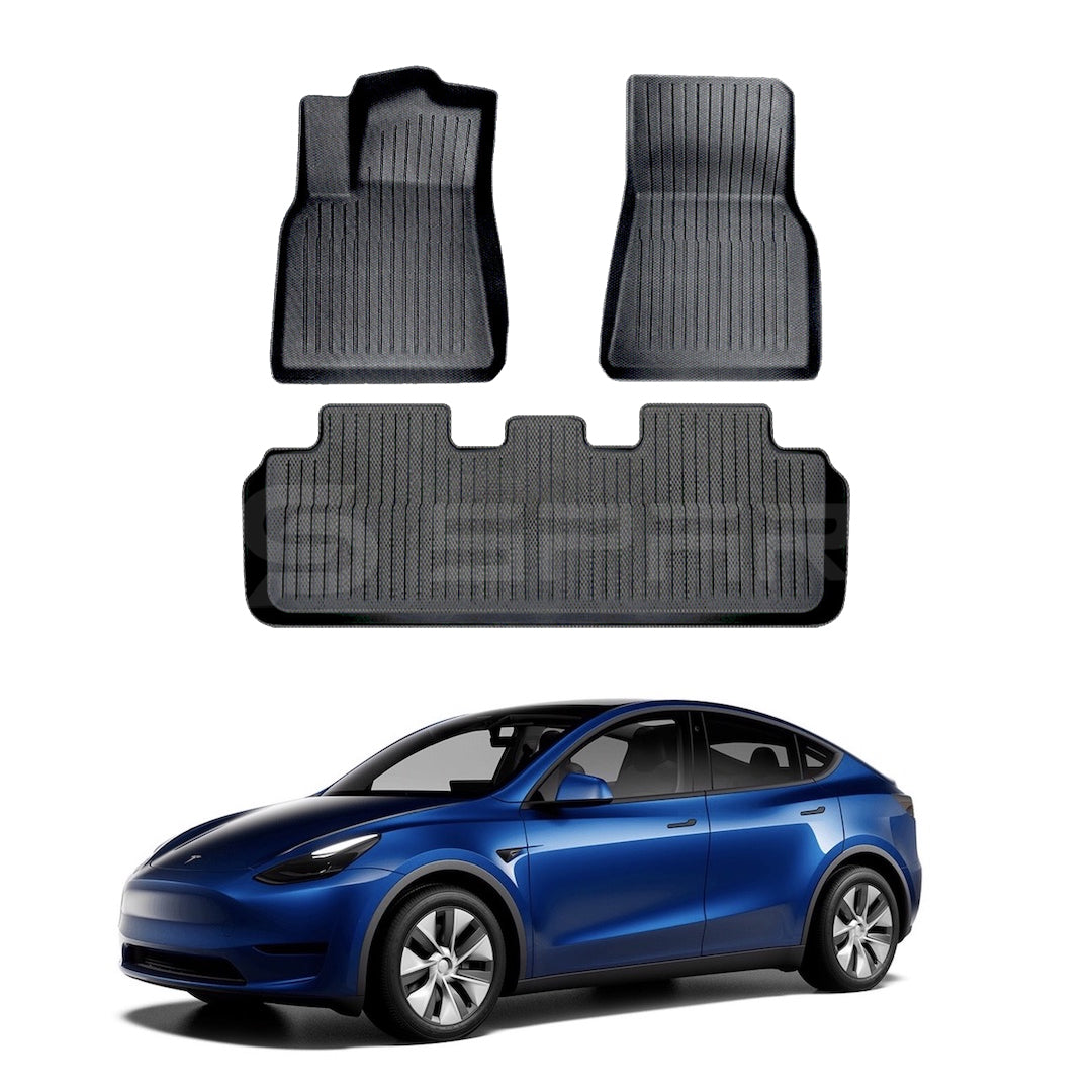 Weatherproof Nano Floor Mats Set for Tesla Model Y