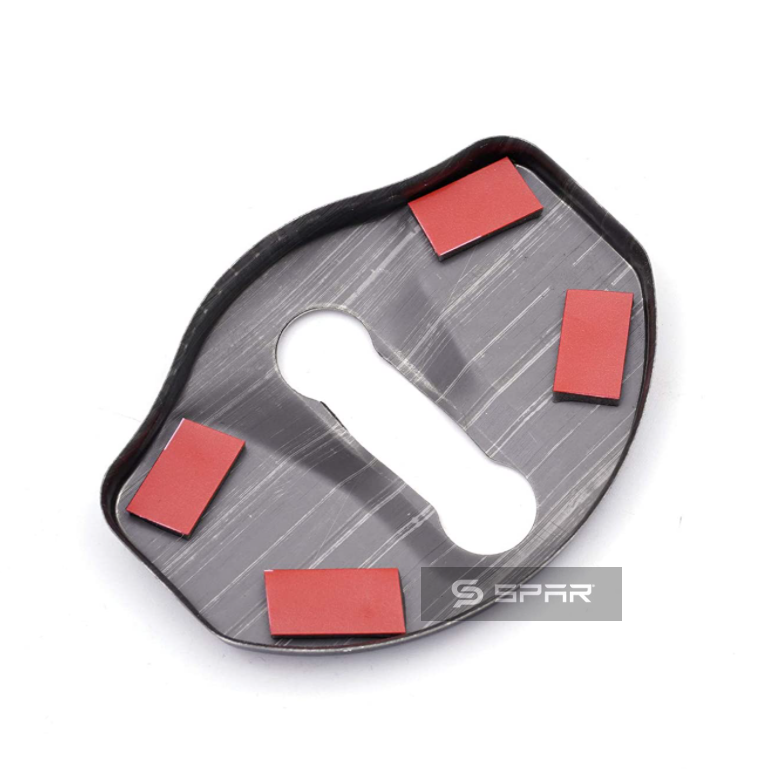 BLACK DOOR LOCK BUCKLE COVERING TRIMS FOR TESLA MODEL 3-Y