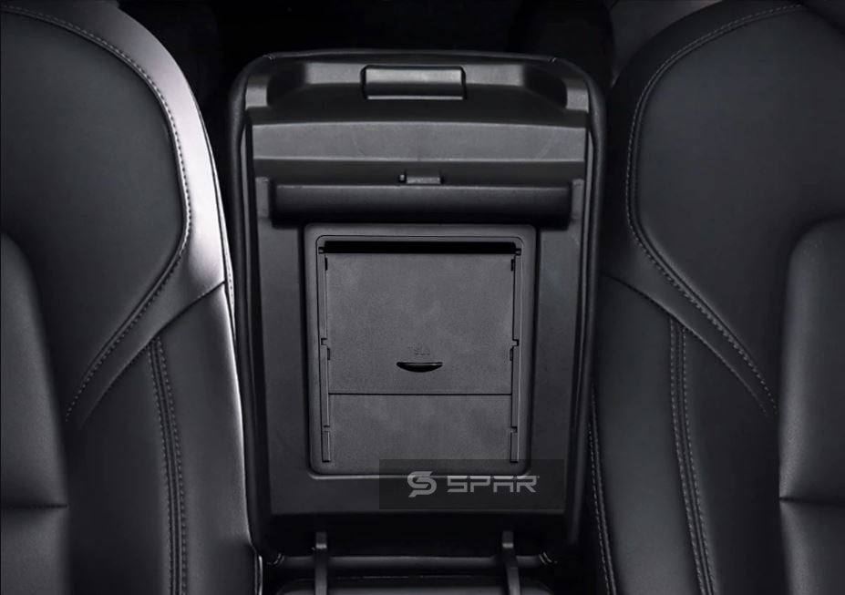 صندوق تخزين مخفي لمسند الذراع لسيارة من نوع تيسلا الطراز (3/Y)