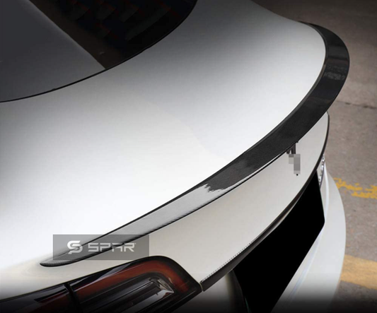 Glossy Carbon Fiber Performance Spoiler for Tesla Model 3