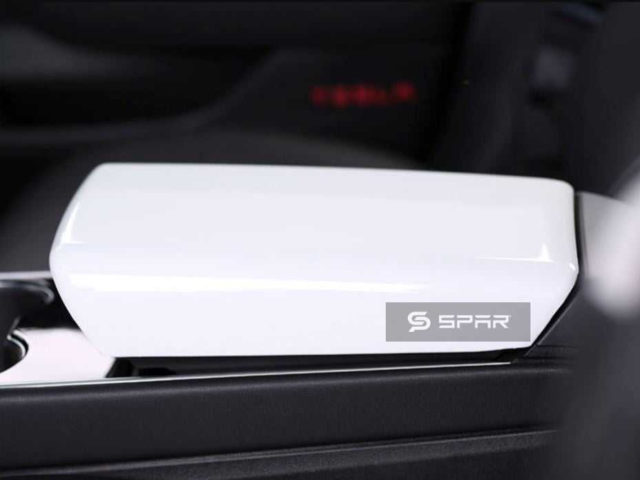 PEARL WHITE ARMREST TRIM FOR TESLA MODEL 3/Y