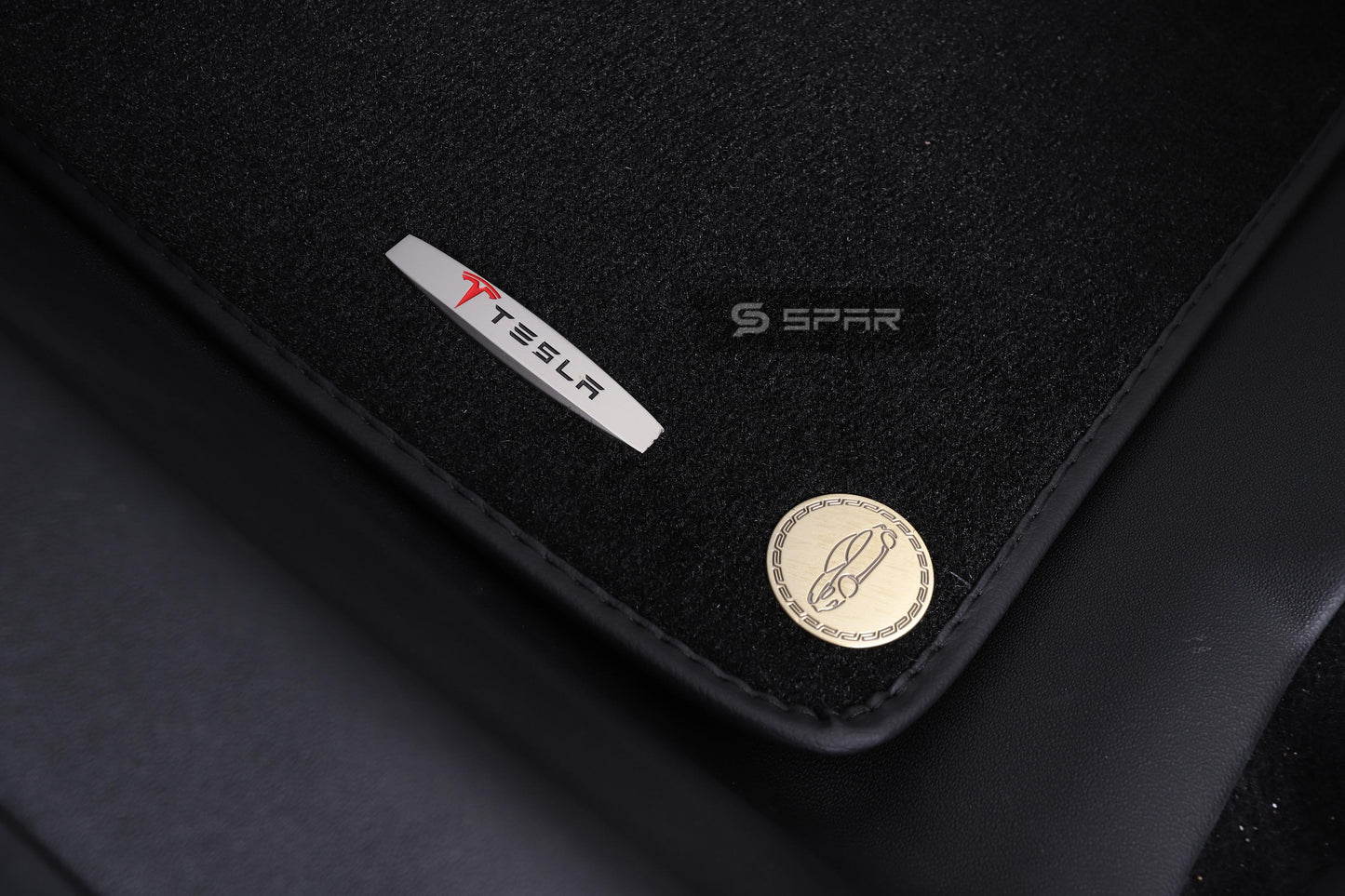 مجموعة مفارش للقدم لجميع أحوال الطقس متعدد الطبقات لسيارة من نوع تيسلا الطراز 3