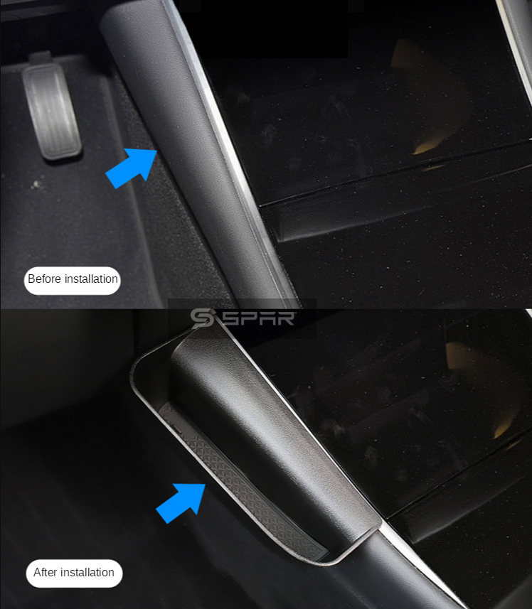 Center Console Side Storage Compartment for Tesla Model 3