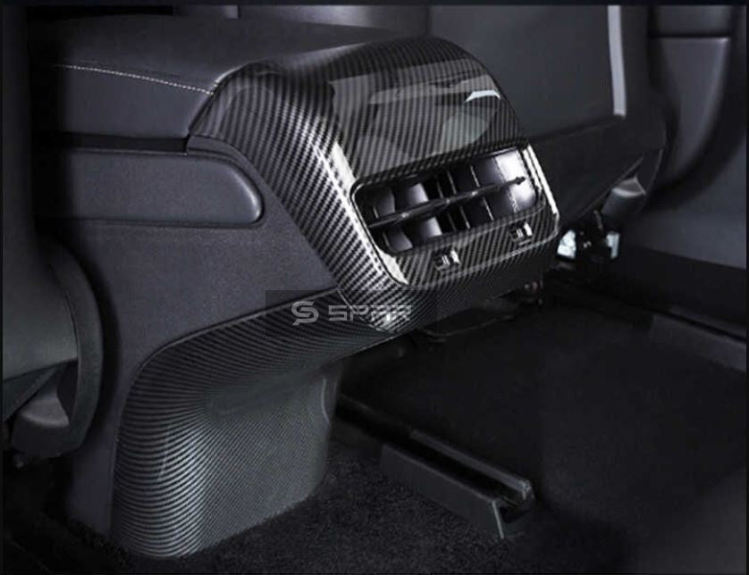 Carbon Fiber Rear Interior Trims for Tesla Model 3/Y
