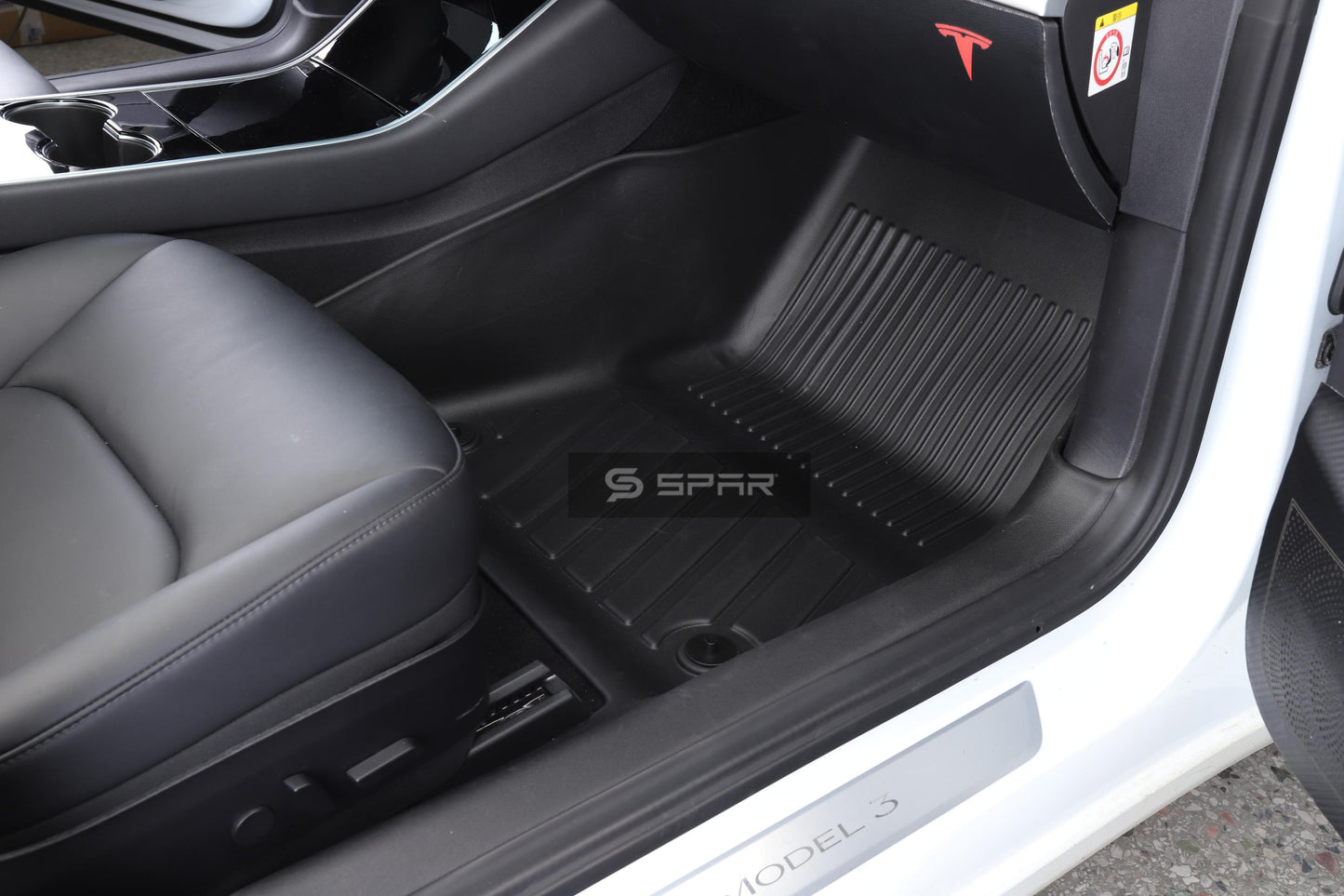 مجموعة مفارش للقدم لجميع أحوال الطقس متعدد الطبقات لسيارة من نوع تيسلا الطراز 3