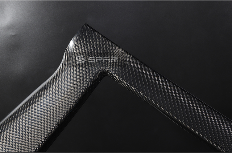 مجموعة أغطية حماية أصلية للمقاعد من الخلف من الكاربون فايبر اللامع لسيارة من نوع تيسلا الطراز (3/Y)