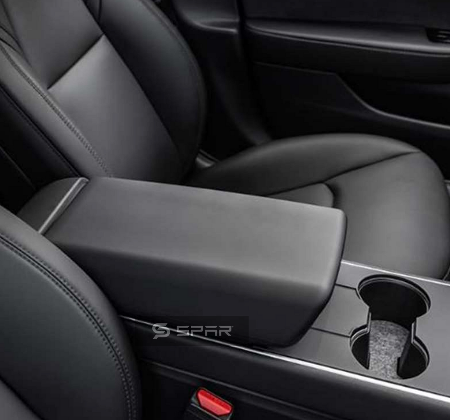 MATTE BLACK ARMREST TRIM FOR TESLA MODEL 3-Y