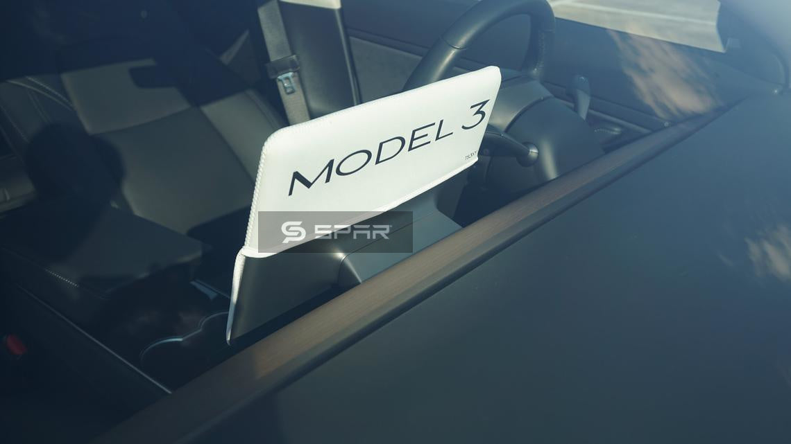 WHITE SCREEN SLEEVE COVER FOR TESLA MODEL 3