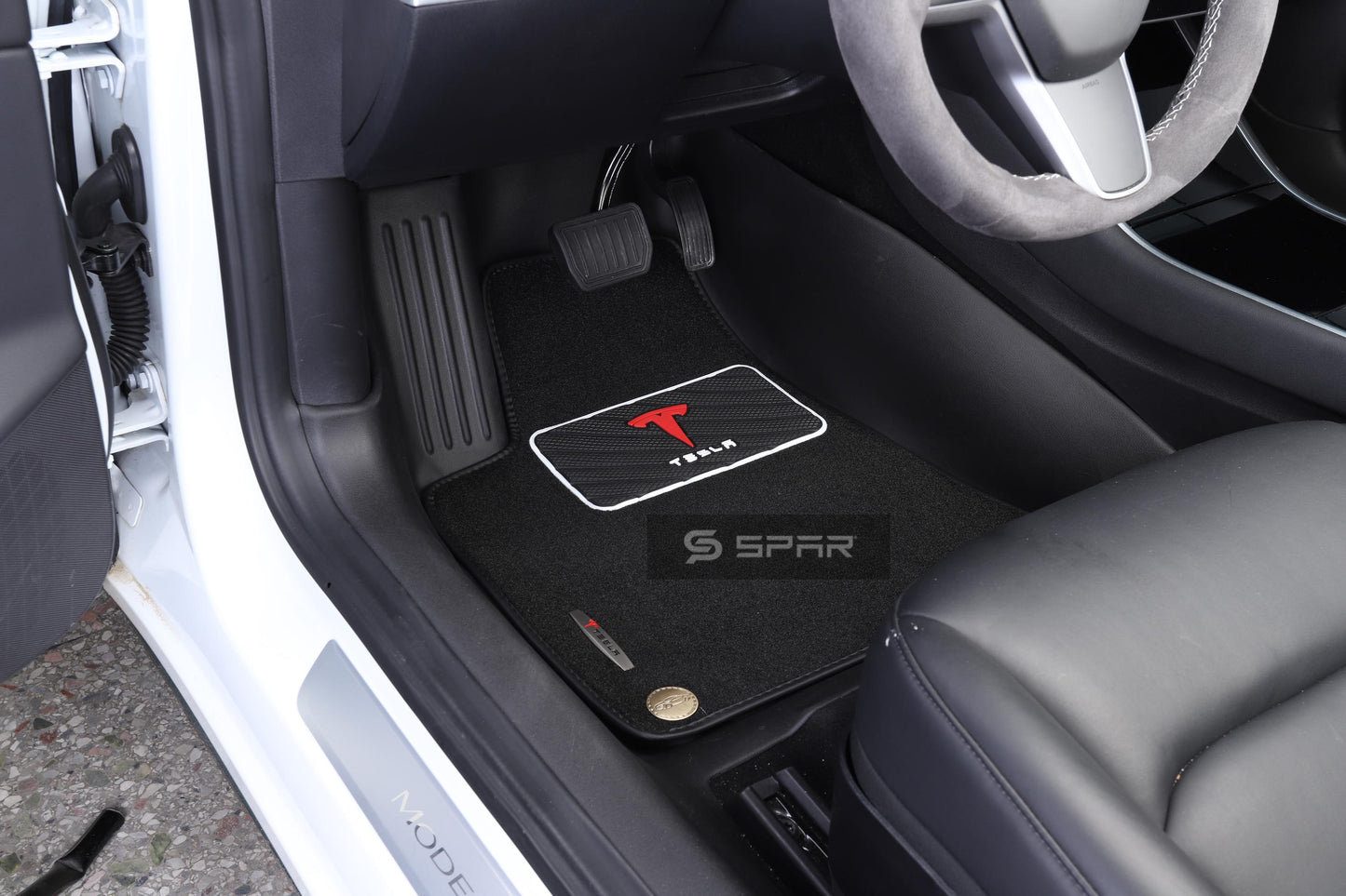 مجموعة مفارش للقدم لجميع أحوال الطقس متعدد الطبقات لسيارة من نوع تيسلا الطراز 3