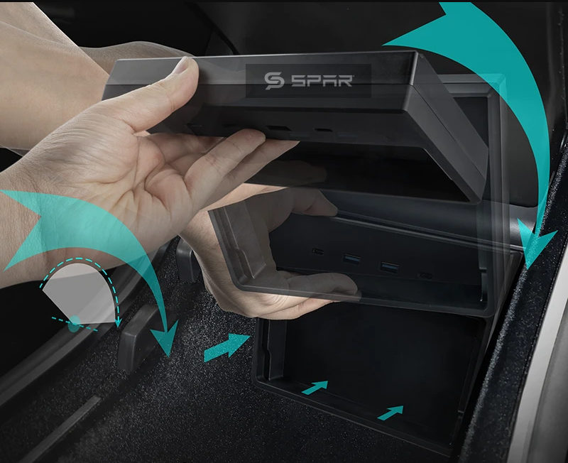 قطعة لزيادة منافذ الUSB (مركبات بعد سبتمبر 2020) لسيارة من نوع تيسلا الطراز 3