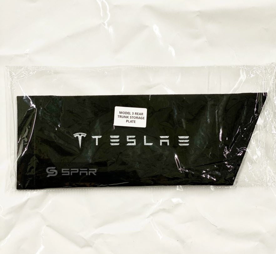 TRUNK SIDE POCKET EXTENDER WITH LOGO FOR TESLA MODEL 3