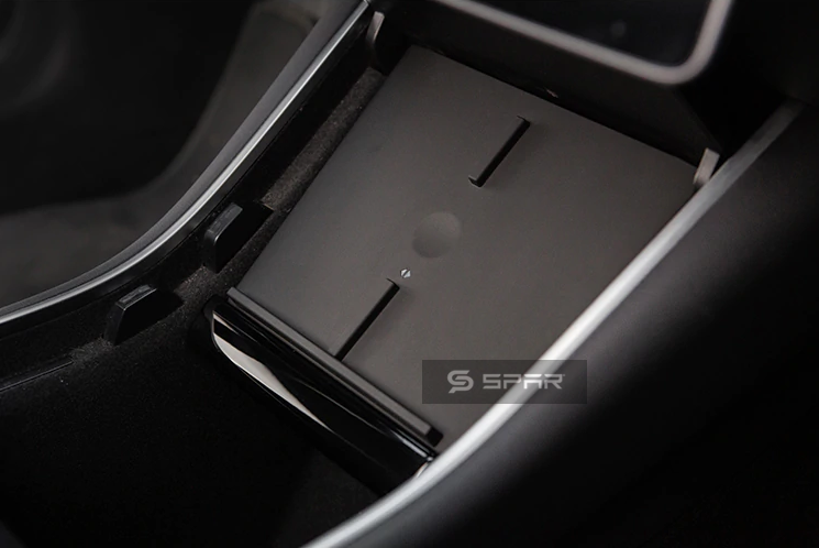 MATTE BLACK ULTRA-FAST WIRELESS PHONE CHARGER FOR TESLA MODEL 3 2020