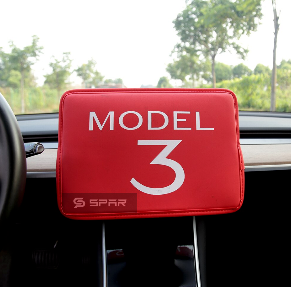 RED SCREEN SLEEVE COVER FOR TESLA MODEL 3